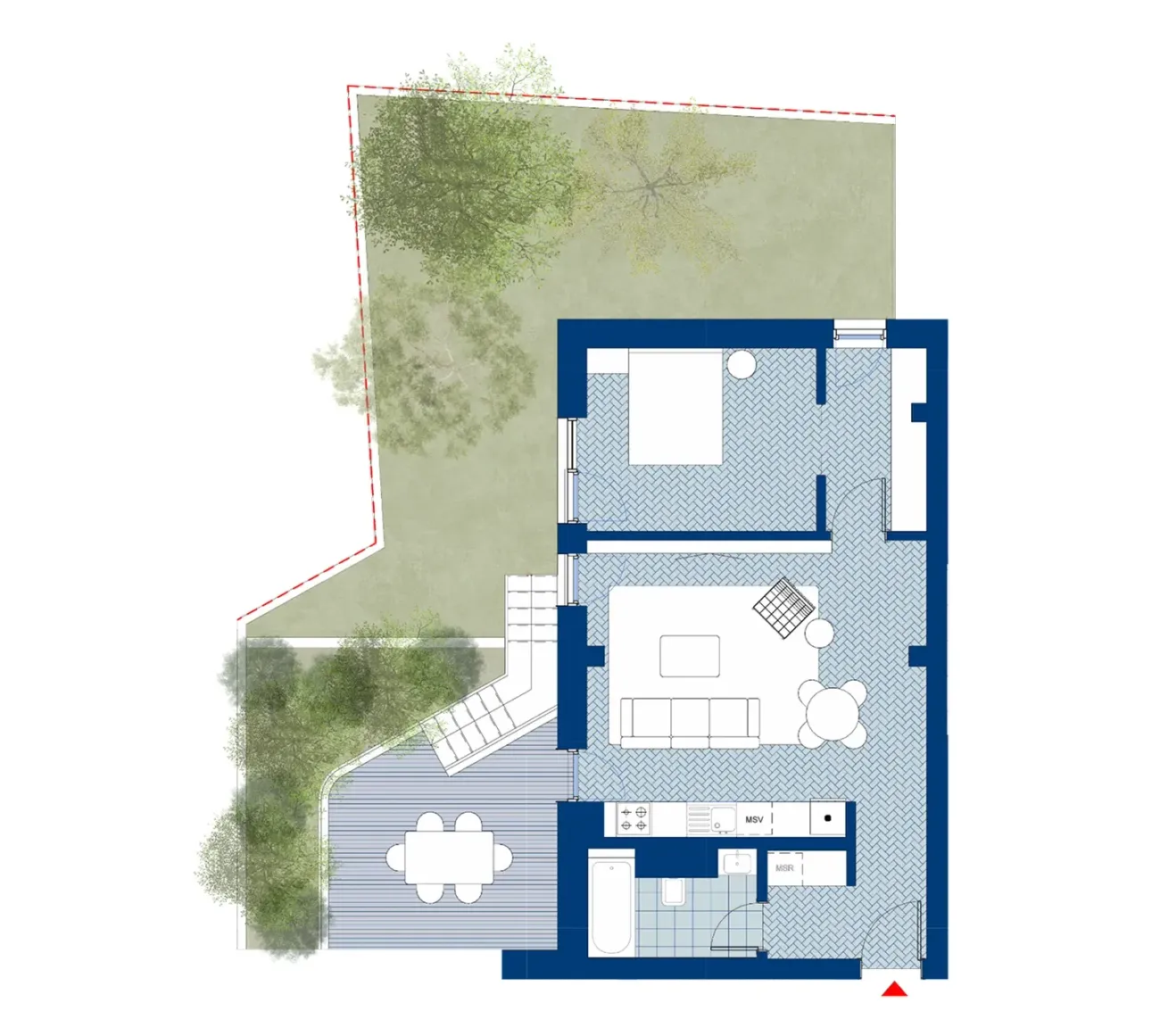 Plan Apartament 02 - 2 camere