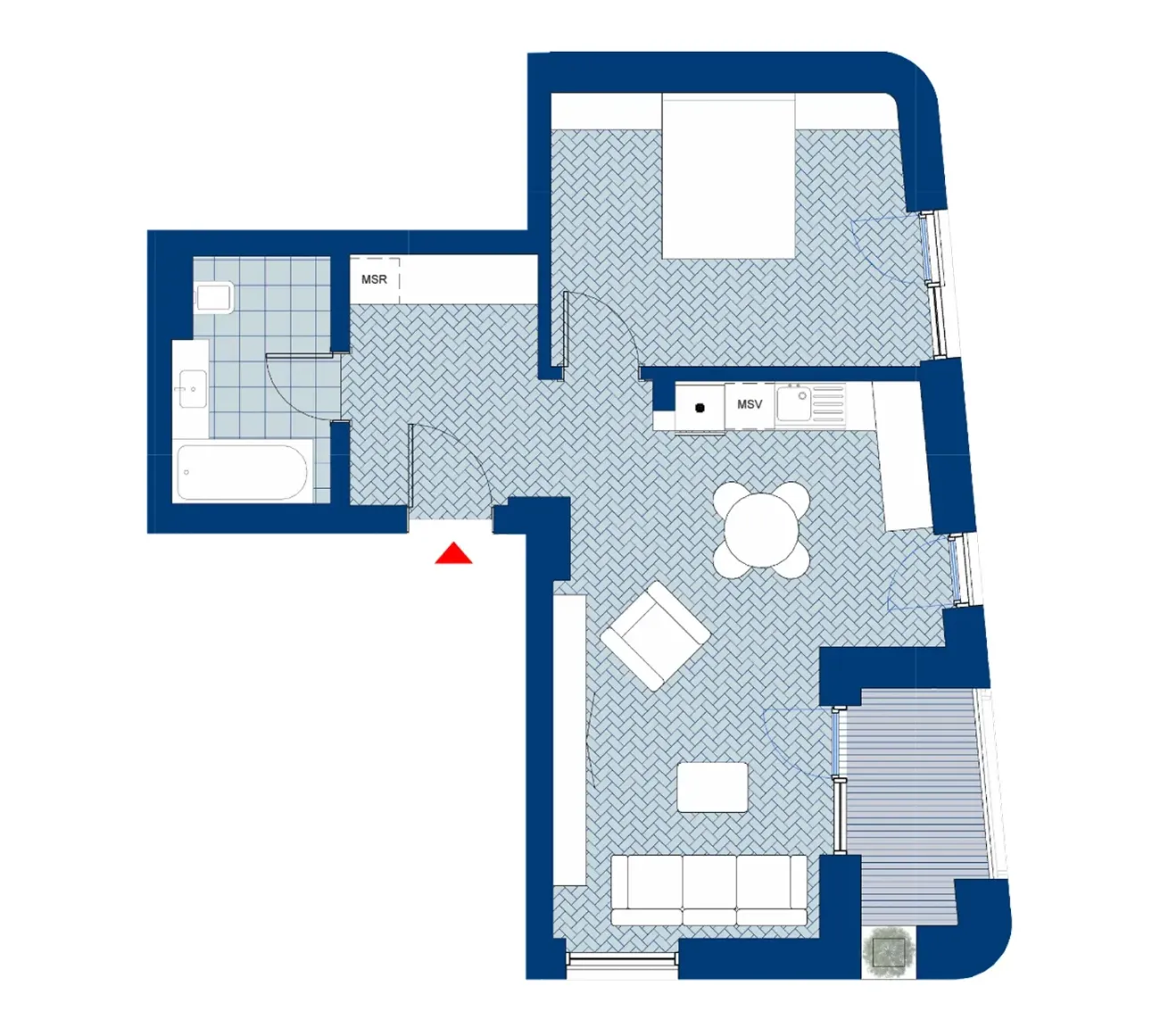 Plan Apartament 06 - 2 camere