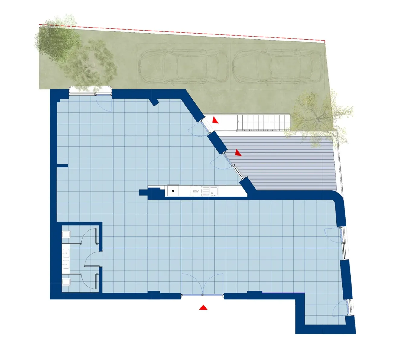 Plan Spațiu comercial